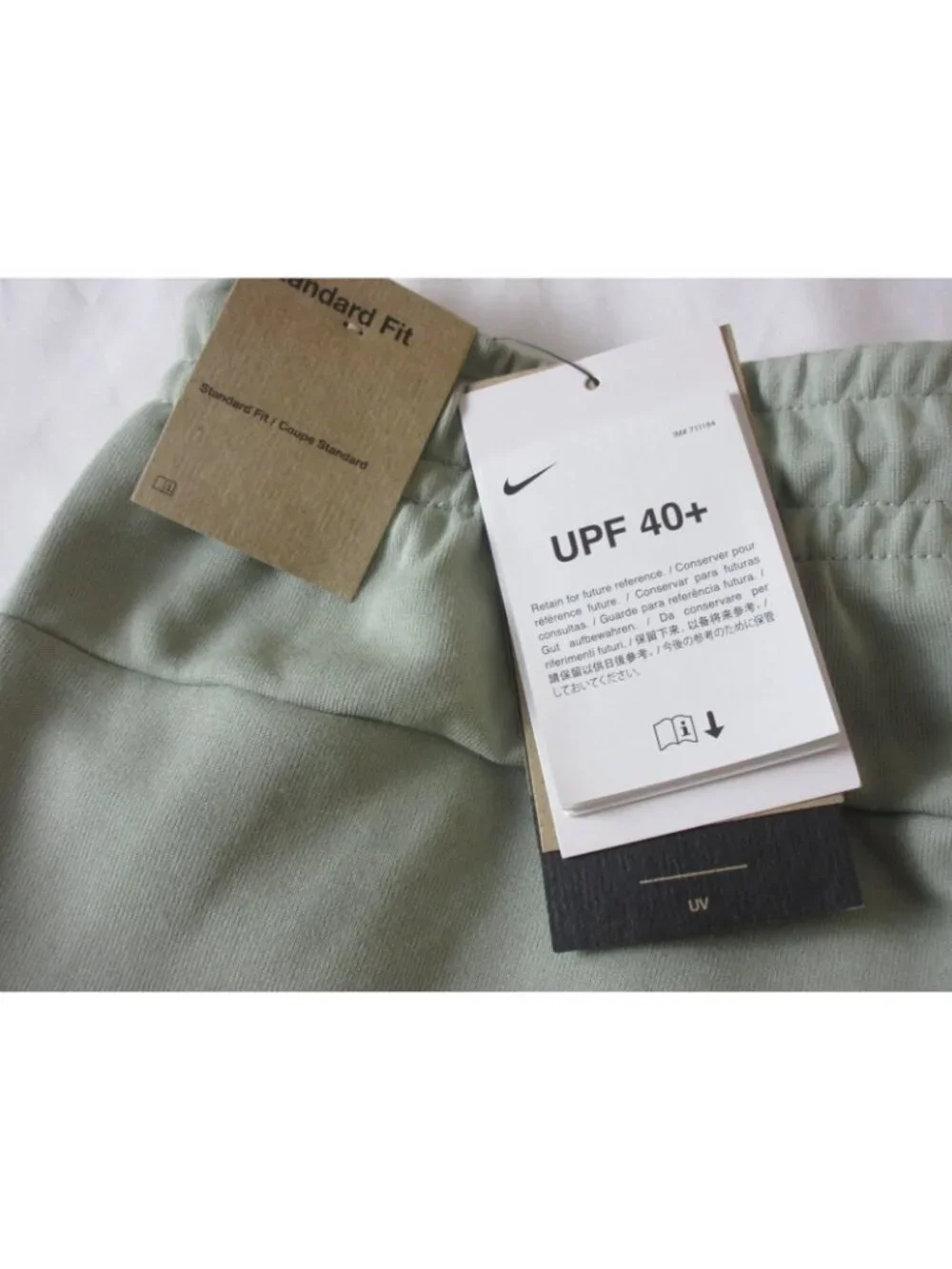 Nike Men's Primary Fleece Dri-FIT UV Tapered Leg Performance Pants Light Green